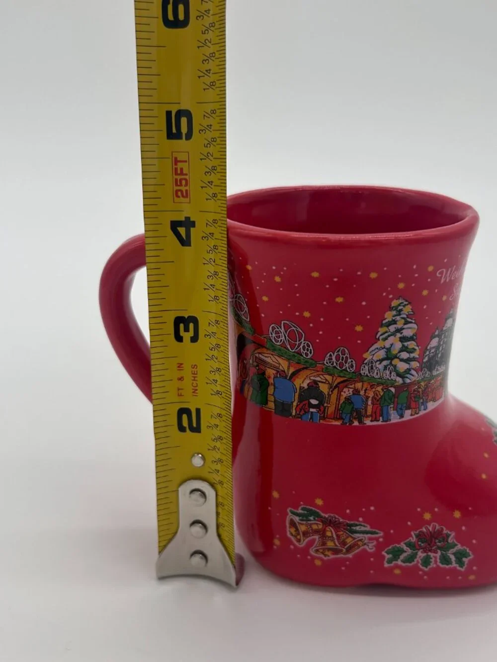 Vienna Christmas Market Red‎ Boot Mug Weihnachtsmarkt Stephansplatz